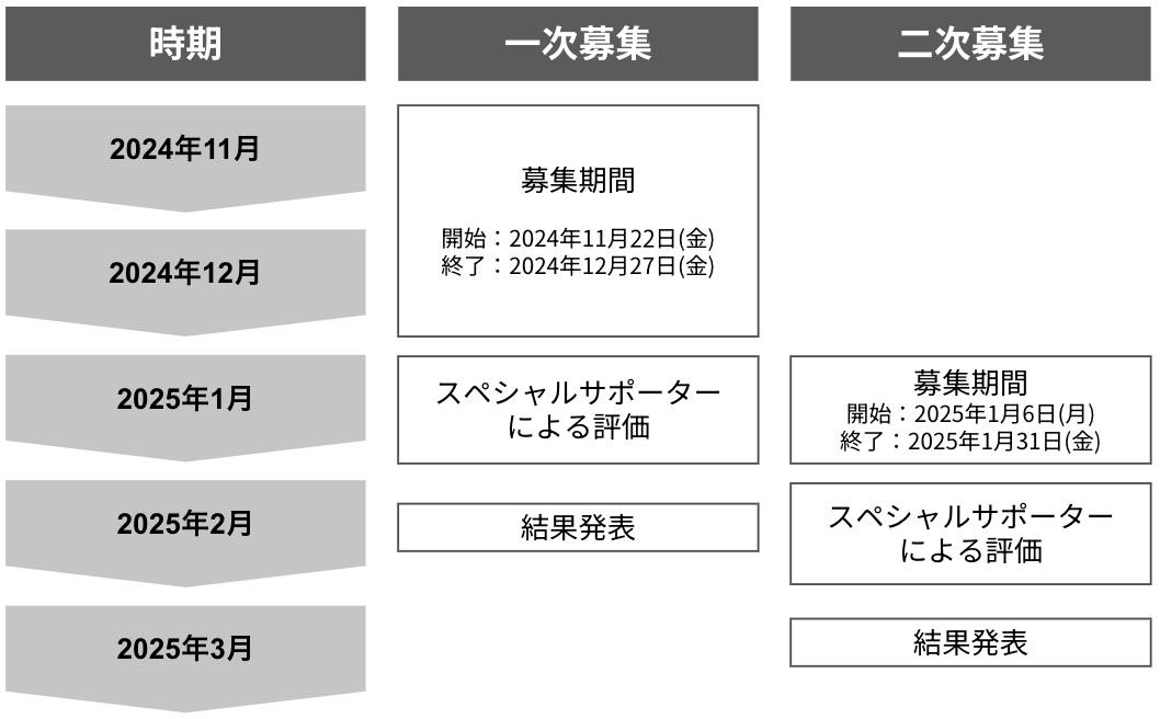 実施スケジュール